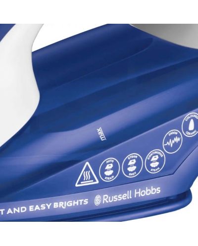 Σίδερο  Russell Hobbs - Light & Easy Brights, 2400W, 35g/min, Sapphire - 3