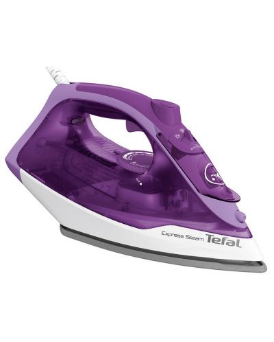 Σίδερο  Tefal - Express Steam FV2836E0, 2400W, 35g/min, μωβ - 1