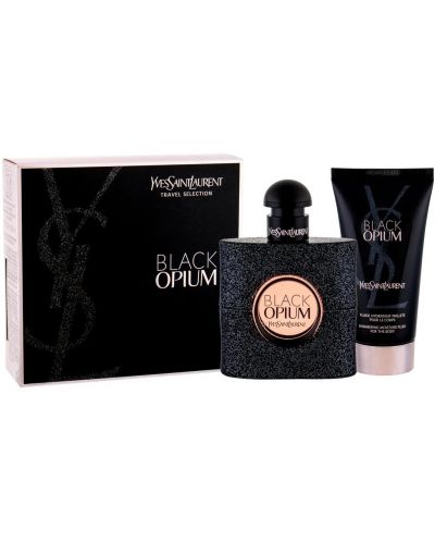 Yves Saint Laurent Σετ  Black Opium - Eau de Parfum και λοσιόν σώματοςо, 2 x 50 ml - 1