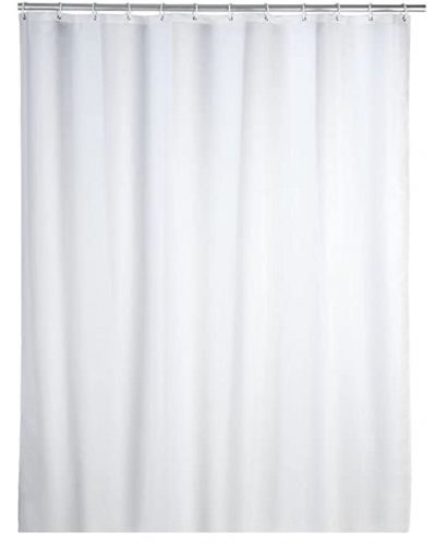 Κουρτίνα μπάνιου Wenko - 180 х 200 cm, αντιβακτηριδιακό, λευκό - 1