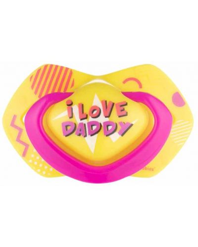 Πιπίλες Canpol Light touch - Neon love, 0-6 μηνών, 2 τεμάχια, ροζ - 2