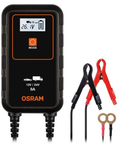 Φορτιστής Μπαταρίας Αυτοκινήτου  Osram - BATTERYcharge, OEBCS908, 12/24V, 4/8A - 1