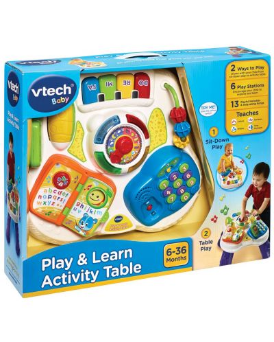 Διασκεδαστικό τραπέζι Vtech - Παίξε και μάθε - 3