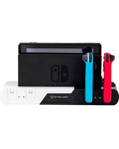 Σταθμός φόρτισης  SteelDigi - Red Condor, ασπρόμαυρο  (Nintendo Switch/OLED) - 1