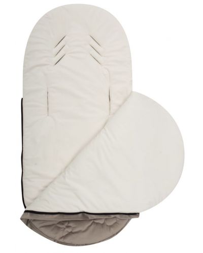 Χειμερινος σάκος  καροτσιού New Baby - πεταλούδες, 45 х 95 cm, εκρού - 2