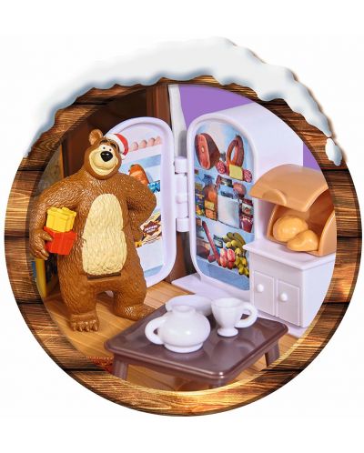 Σετ παιχνιδιού Simba Toys Маша и мечока - Χειμερινό σπίτι της αρκούδας - 7