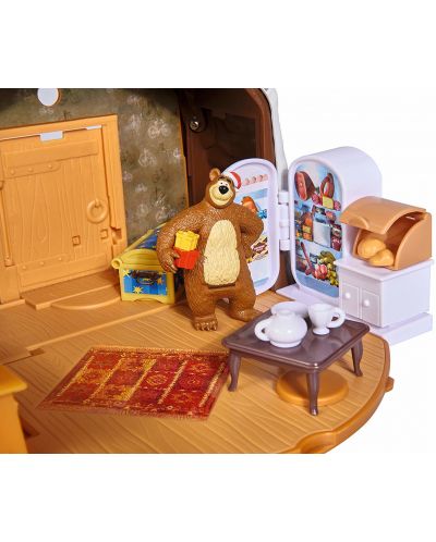 Σετ παιχνιδιού Simba Toys Маша и мечока - Χειμερινό σπίτι της αρκούδας - 5