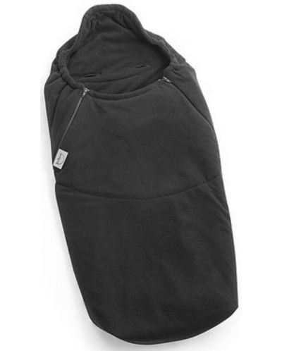 Χειμερινή τσάντα καροτσιού Teutonia - Fleece Inlay, μαύρο - 1