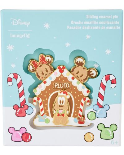 Κονκάρδα Loungefly Disney: Mickey and Friends - Gingerbread Pluto House - 3