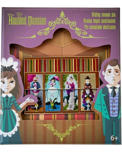 Κονκάρδα Loungefly Disney: The Haunted Mansion - Sliding Portraits - 6