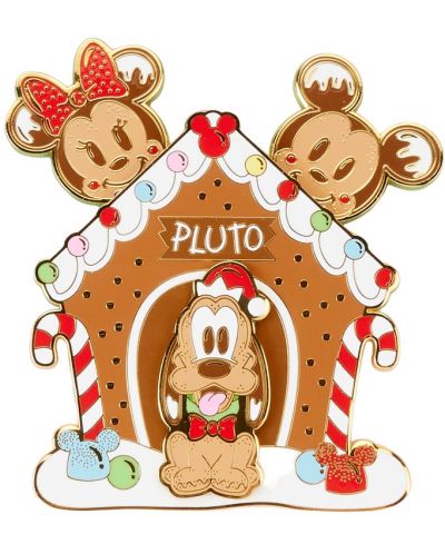 Κονκάρδα Loungefly Disney: Mickey and Friends - Gingerbread Pluto House - 1