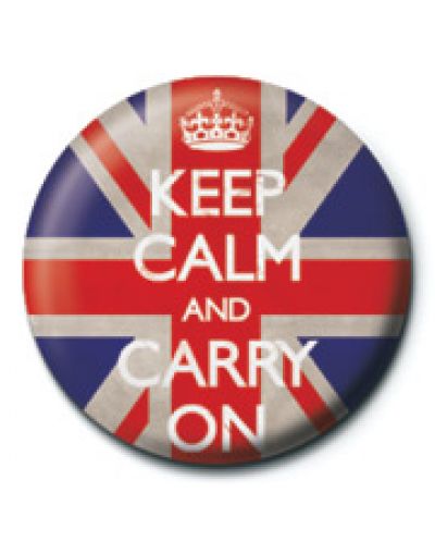 Σήμα  Pyramid Humor: Keep Calm - Carry On (Union Jack) - 1