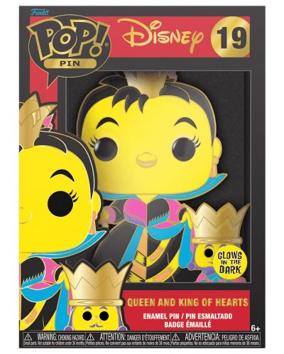 Κονκάρδα Funko POP! Disney: Alice in Wonderland - Queen and King of Hearts (Glows in the Dark) #19 - 3