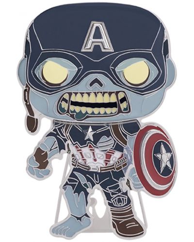 Κονκάρδα Funko POP! Marvel: What If…? - Zombie Captain America (Glows in the Dark) #21 - 1