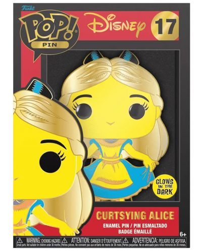 Κονκάρδα Funko POP! Disney: Alice in Wonderland - Curtsying Alice (Glows in the Dark) #17 - 3