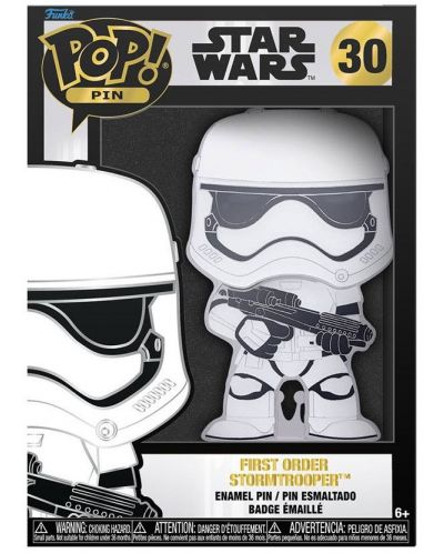 Κονκάρδα Funko POP! Movies: Star Wars - First Order Stormtrooper (Glows in the Dark) #30 - 3