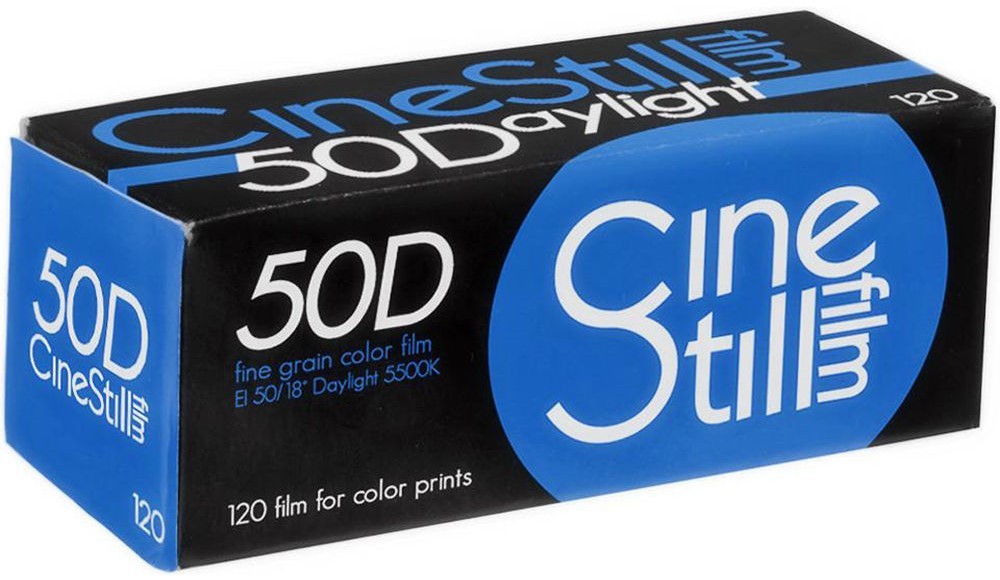 CineStill Film 50D Daylight Xpro C-41 Color Negative Film (120 Roll Fi