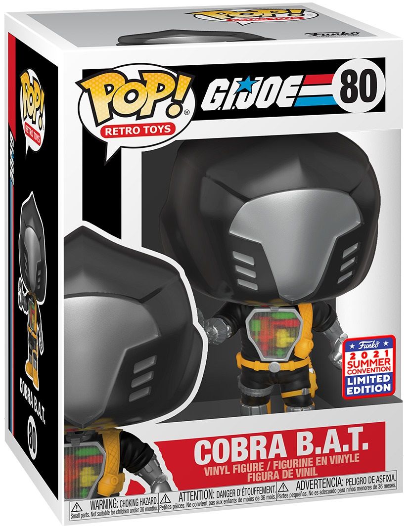 Φιγούρα Funko POP! Retro Toys: G.I. Joe - Cobra B.A.T. (Limited Edition) #80 - 2