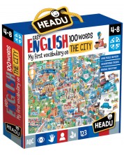 Εκπαιδευτικό σετ Headu - Η πόλη, οι πρώτες 100 αγγλικές λέξεις