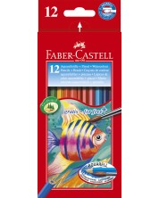 Χρωματιστά μολύβια ακουαρέλας Faber-Castell  - 12 χρώματα