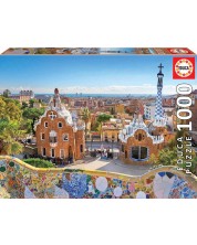 Παζλ Educa 1000 κομμάτια - Θέα της Βαρκελώνης από το πάρκο Γκουέλ -1