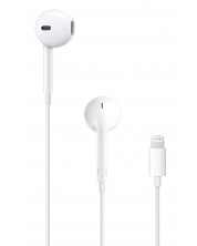 Ακουστικά με μικρόφωνο Apple - EarPods, Lightning Connector, λευκό -1