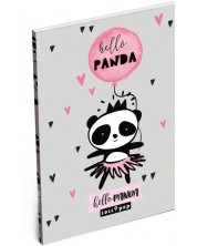 Σημειωματάριο Lizzy Card - Hello Panda,Μορφή Α7