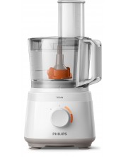 Κουζινομηχανή  Philips Daily Collection - HR7310, 700W , 2 επίπεδα, λευκό -1