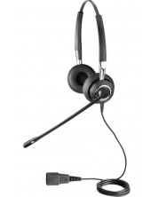 Ακουστικό με μικρόφωνο Jabra -BIZ  2400 II QD, μαύρο -1