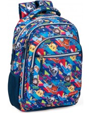 Σχολική τσάντα J. M. Inacio Emoji - Dab,με 3 θήκες  -1