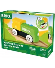 Σιδηροδρομικό αξεσουάρ Brio My First Railway - Η πρώτη μου ατμομηχανή με μπαταρίες
