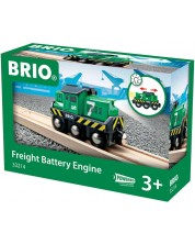 Σιδηροδρομικό αξεσουάρ Brio - Ατμομηχανή, με φώτα -1