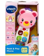 Παιδικό παιχνίδι Vtech - Τηλέφωνο-αρκουδάκι, ροζ (αγγλική γλώσσα) -1