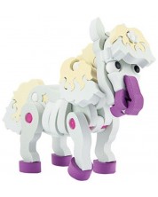 3D παζλ Toi Toys - Άλογο από Σανίδα αφρού, 59 τεμάχια
