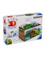 3D παζλ Ravensburger  216 τεμαχίων-Κουτί αποθήκευσης Minecraft