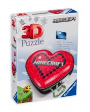 3D παζλ Ravensburger 54 κομμάτια - Minecraft: Καρδιά -1