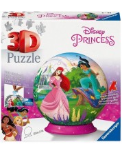 3D Παζλ Ravensburger  72 κομμάτια  - Πριγκίπισσες της Disney -1