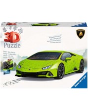 Παζλ 3D Ravensburger 108 κομμάτια - Lamborghini Huracán EVO Verde