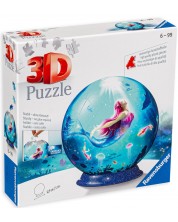 3D Παζλ Ravensburger από 72 κομμάτια - Γοργόνες