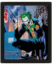 3D αφίσα με κορνίζα  Pyramid DC Comics: Batman - The Joker (Bang)