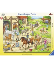 Παζλ Ravensburger 40 κομμάτια - Μία μέρα στο ράντσο