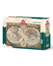 Παζλ Art Puzzle 260 κομμάτια - Παγκόσμιος χάρτης, Alberto Rossini -1