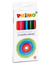 Σετ χρωματιστά μολύβια Primo - 12 χρώματα