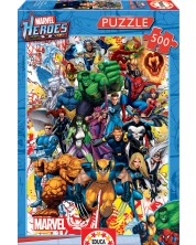 Παζλ Educa 500 κομμάτια -Marvel Heroes