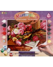 Δημιουργικό σετ ζωγραφικής KSG Crafts - Αριστούργημα, Τριαντάφυλλα