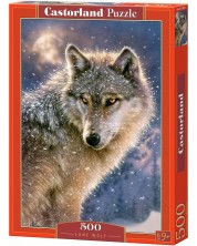 Παζλ Castorland 500 κομμάτια - Μοναχικός λύκος