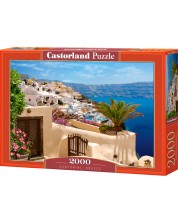 Παζλ Castorland 2000 κομμάτια - Σαντορίνη, Ελλάδα -1