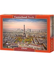 Παζλ Castorland 1500 κομμάτια - Αστικό τοπίο του Παρισιού