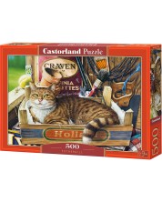 Παζλ Castorland 500 κομμάτια - Γατάκι σε τελάρο (Fothergill) -1