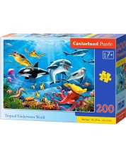 Παζλ Castorland 200 κομμάτια - Τροπικός υποβρύχιος κόσμος -1